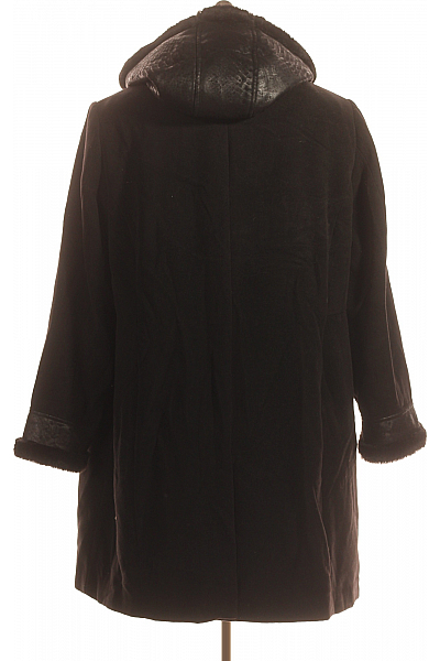 Dámský Dlouhý Kabát Černý Vel. 52