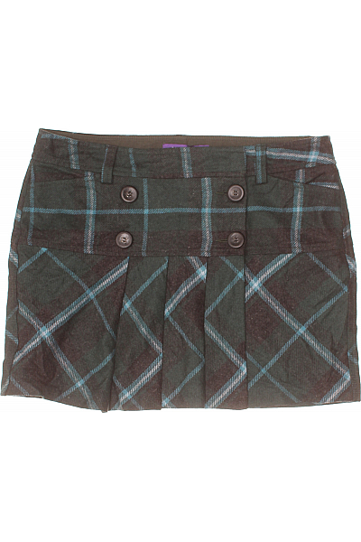 Mexx Sukně Vlněná Zelená Vel. 40