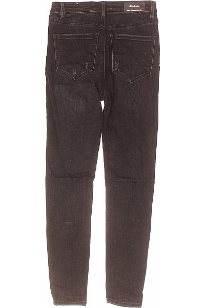 STRADIVARIUS Dámské Džíny Černé Second hand Vel. 36