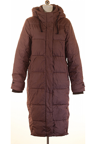 Dámská Zimní Dlouhá Bunda Fialová House Vel. M