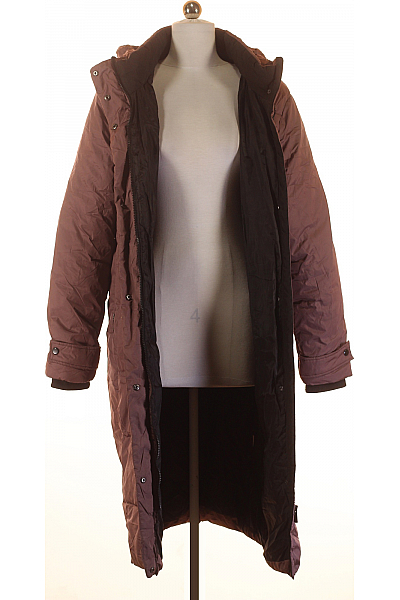 Dámská Zimní Dlouhá Bunda Fialová House Vel. M