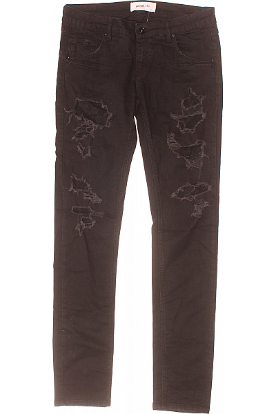 Roztrhané Dámské Džíny Černé VERO MODA Vel. 31/34