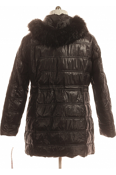 Prošívaná Dámská Bunda Černá Second hand Vel. 44