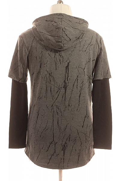 Pánská Mikina Bez Zapínání Šedá Vel. XL