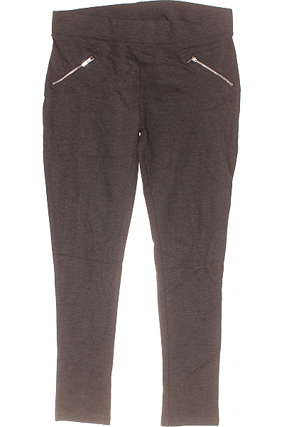 Dámské Kalhoty Šedé Second Hand Vel. M