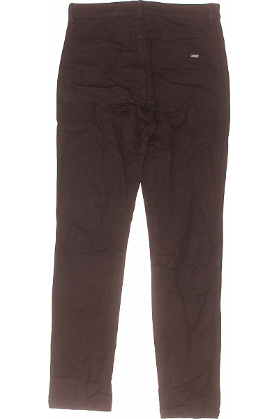 MANGO Dámské Kalhoty Rovné Černé Vel.  34