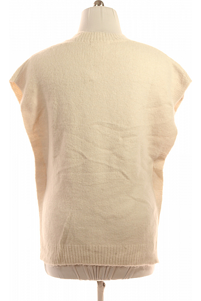 MANGO Kratká Dámská Vesta Béžová Vel. L