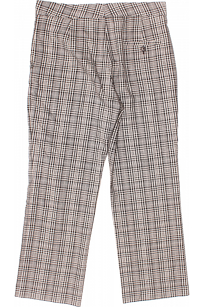 Dámské Kalhoty Černobílé MANGO Second hand Vel. 38