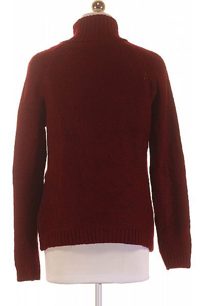 Dámský Svetr Vínový Second hand Vel. 36