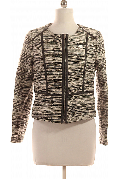 Dámská Bunda Černobílá ATMOSPHERE Vel. 42