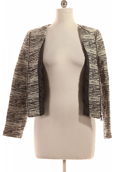 Dámská Bunda Černobílá ATMOSPHERE Vel. 42