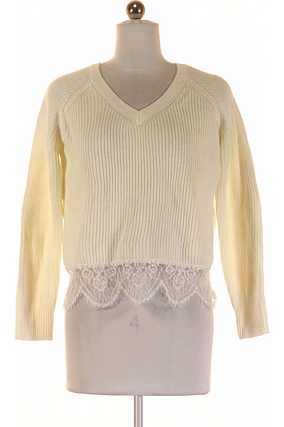 Dámský Pulovr Bílý Shein Vel. S