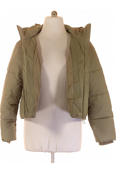 Zimní Dámská Bunda Zelená ZARA Second hand Vel. XXL