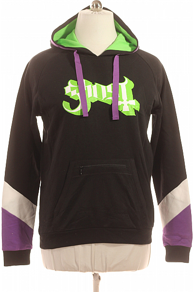 Pánská Mikina Bez Zapínání Černá EMP Second Hand Vel. L