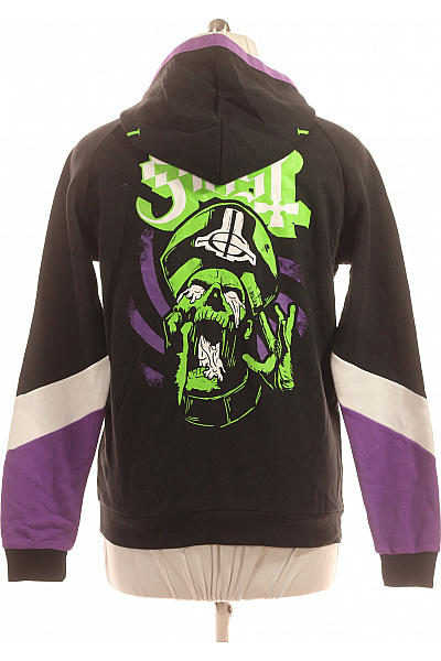 Pánská Mikina Bez Zapínání Černá EMP Second hand Vel. L