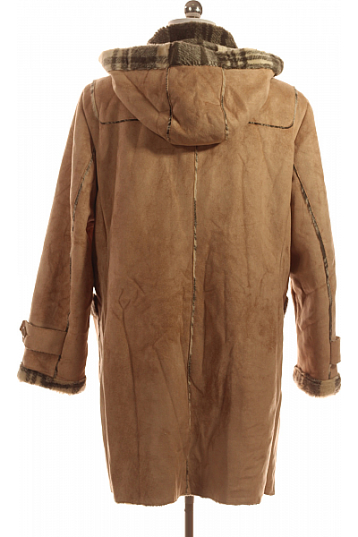 Krátký Dámský Kabát Hnědý Second hand Vel. M