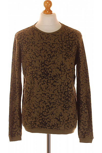 Pánský Svetr Zelený ZARA Second Hand Vel. L