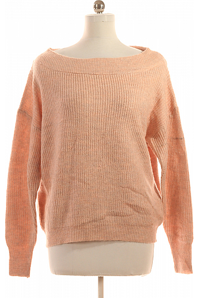 Dámský Svetr Růžový Second Hand Vel. M