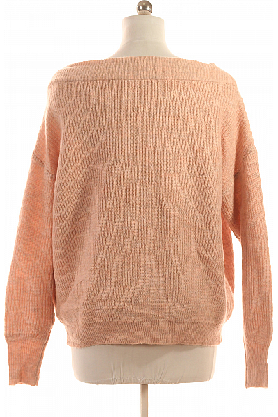 Dámský Svetr Růžový Second hand Vel. M