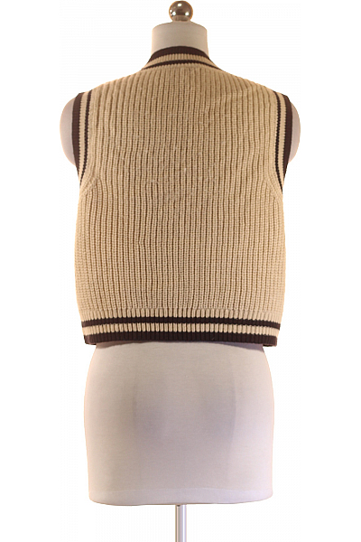 Dámská Vesta Béžová Second hand Vel. S