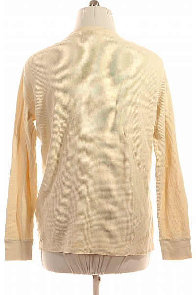 LEVIS Jednoduché Pánské Tričko Béžové Vel. L