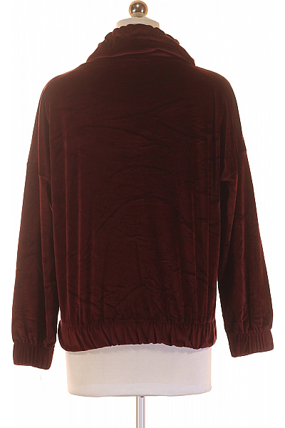 Dámská Mikina Bez Zapínání Vínová Vel. S