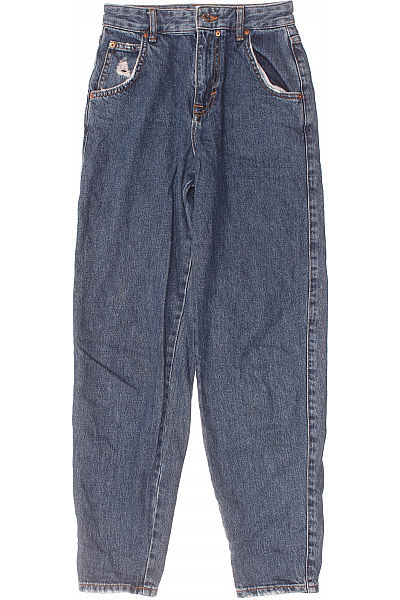 Dámské Džíny Modré PULL&BEAR Vel. 32