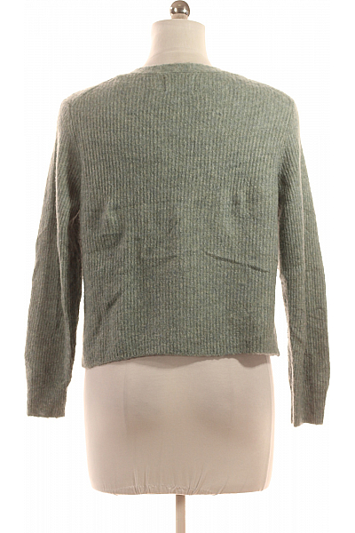 Dámský Svetr Zelený PIECES Vel. M