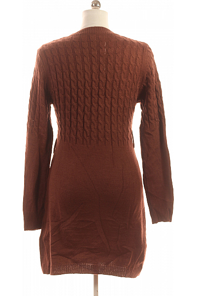  Šaty Pletené Hnědé Shein Vel. 40/42