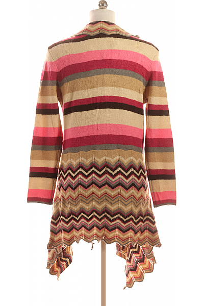 Gina Dámský Svetr Barevný Second hand Vel. M