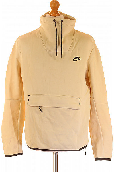 Pánská Mikina Béžová Nike Second Hand Vel. M