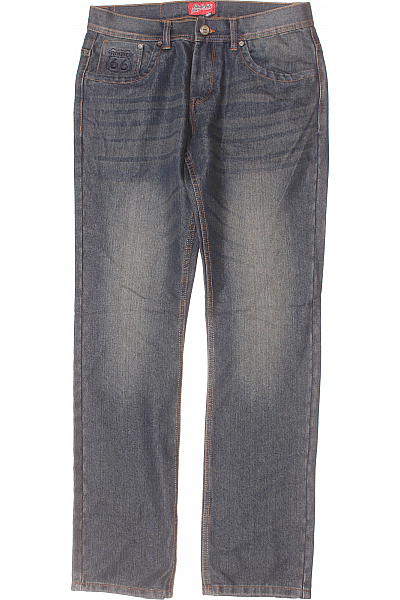 Pánské Rovné Džíny Modré ROUTE66 Second Hand Vel. 48