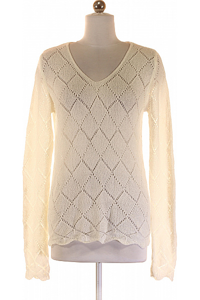 Dámský Svetr Bílý Vel. S