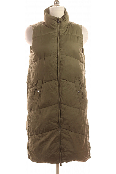 Teplá Dámská Vesta Zelená VERO MODA Vel. M