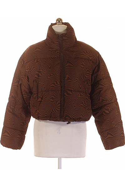 Prošívaná Dámská Bunda Hnědá Vel. XXS