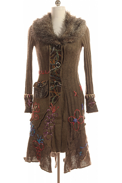 Dámský Cardigan Hnědý Vel. M/L