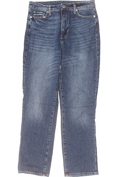 Boyfriend Dámské Džíny Modré Second Hand Vel. 36