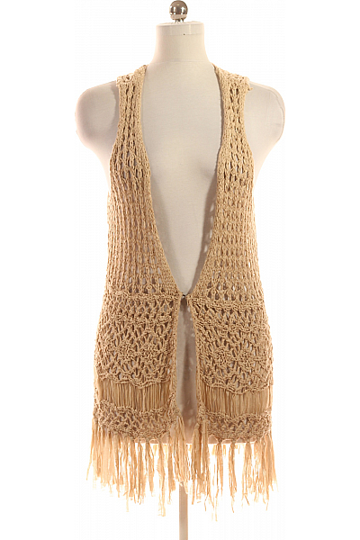 Kratká Dámská Vesta Béžová Canda Second hand Vel. L