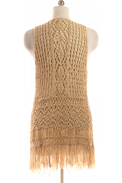 Kratká Dámská Vesta Béžová Canda Second hand Vel. L