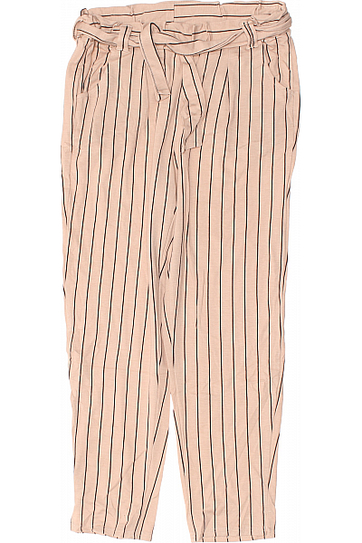 Dámské Kalhoty Rovné Béžové Vel. S