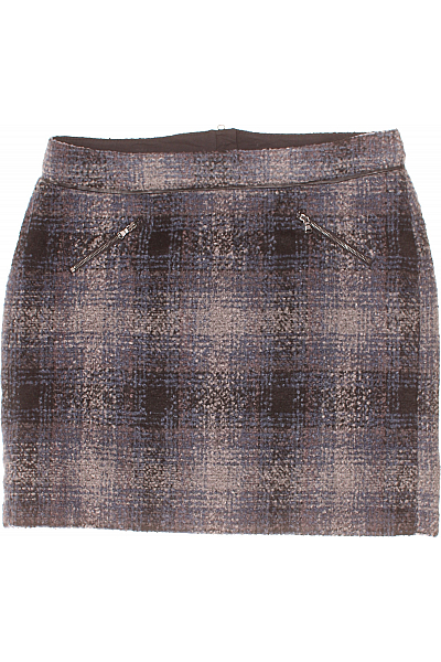 Street One  Sukně áčková Modrá Second hand Vel. 38