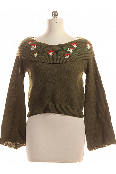 Dámský Rolák Zelený Second Hand Vel. M