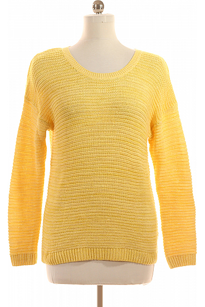 Dámský Svetr Žlutý Second Hand Vel. M