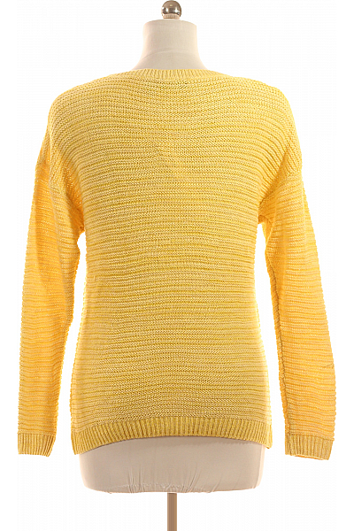 Dámský Svetr Žlutý Second hand Vel. M