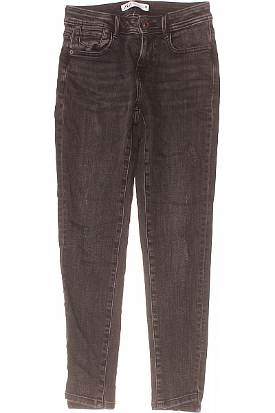 Dámské Džíny Černé ZARA Vel. 36