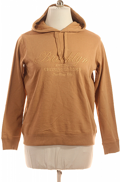 Dámská Mikina Bez Zapínání Hnědá Vel. L