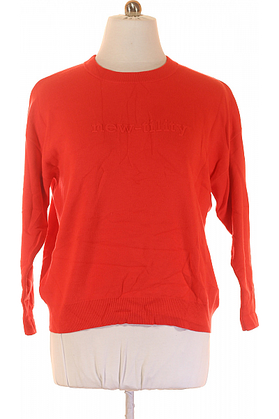 Dámský Svetr Vlněný Červený BRAX Vel. 44