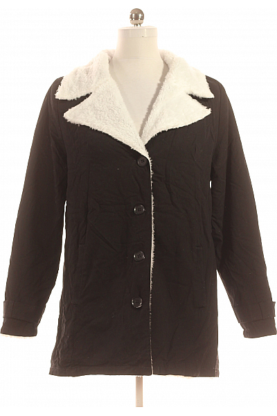 Dámský Kabát Černý Vel. 40