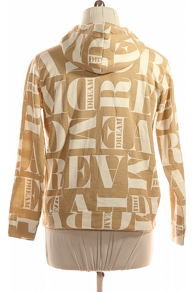 Pánská Mikina Bez Zapínání Béžová Vel. L