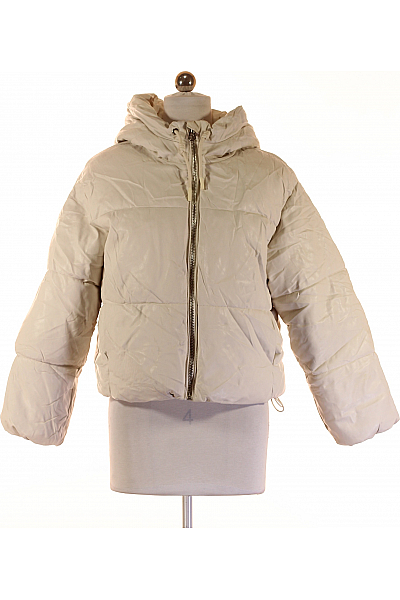 Bershka Dámská Bunda Béžová Second Hand Vel. XS